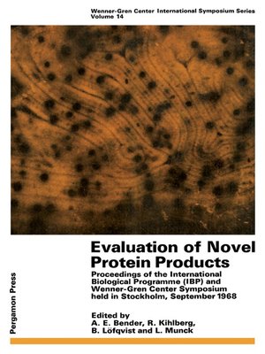 cover image of Evaluation of Novel Protein Products